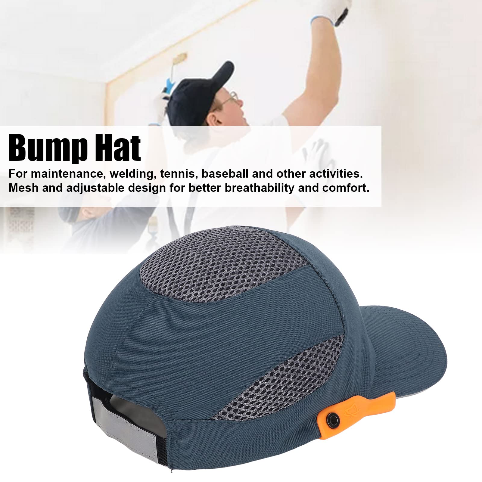 Cappello da baseball con imbottitura protettiva in ABS HDPE