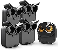 Vista 8 de Alarma inalámbrica de entrada de 1/2 milla de largo alcance, sensor de movimiento y detector de HTZSAFE para exteriores/interiores, sistema