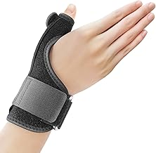 (Supervised by Teacher March Improvement) Thumb Supporter, No Logo, Plate Fixed, Fingertip Painless, Lightweight, Daily Life, Sports, Helcynas Health Cenas (S Size)