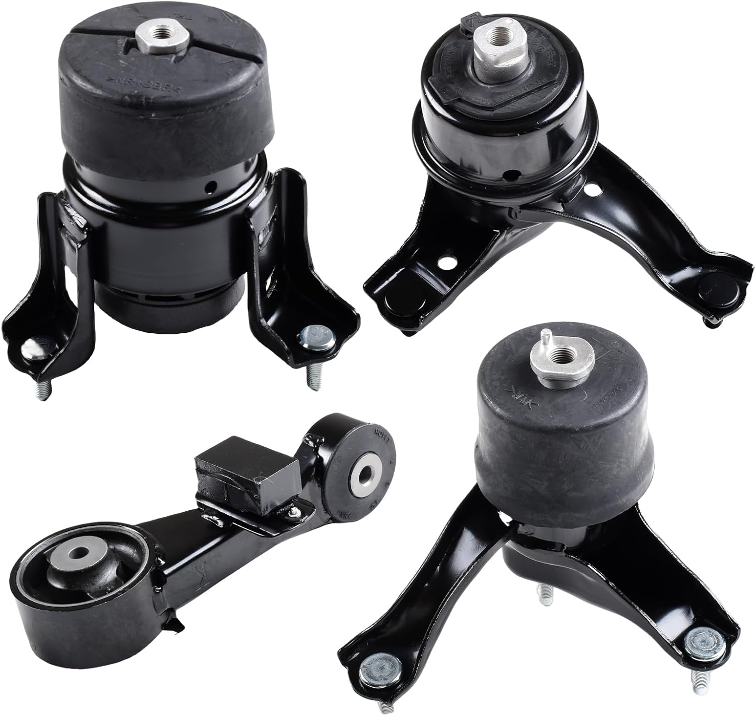 Engine Motor and Transmission Mount Kit Compatible with Toyota Camry 2010-2011 L4 2.5L Replace# A62009, A4295, A62062, A4288, 4PACK