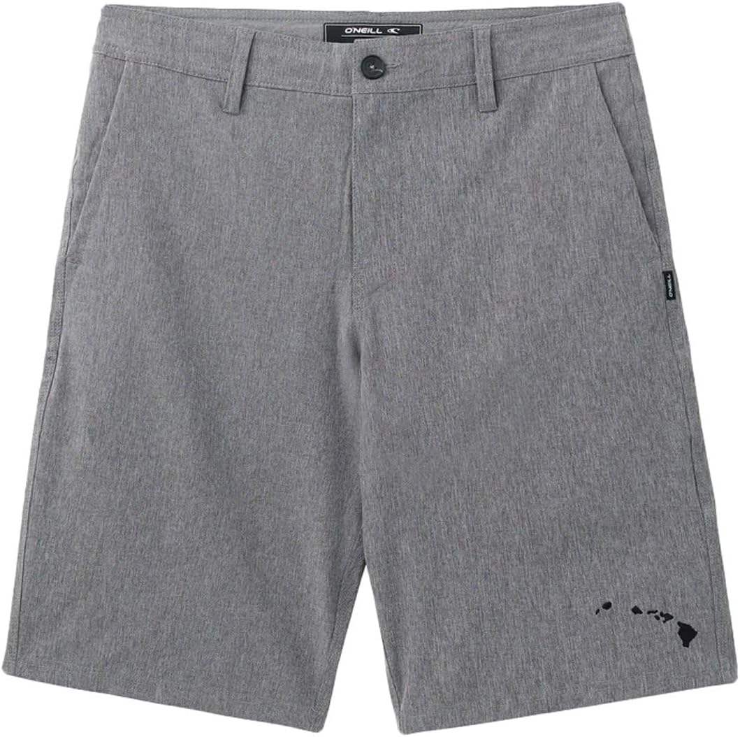 Mens Reserve Heather 21 Hawaii Hybrid Shorts, Grey, 40