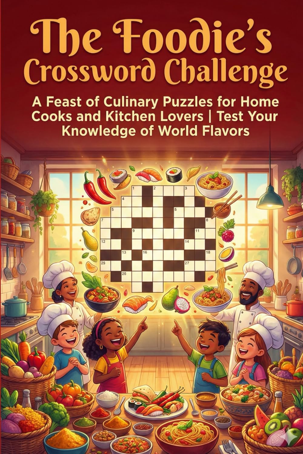 The Foodie’s Crossword Challenge: A Feast of Culinary Puzzles for Home Cooks and Kitchen Lovers | Test Your Knowledge of World Flavors
