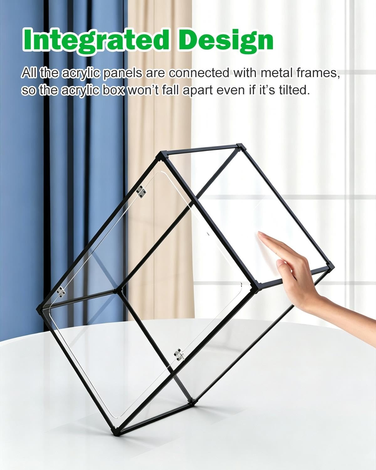 Cajas de Metacrilato Transparente con Protección Antipolvo