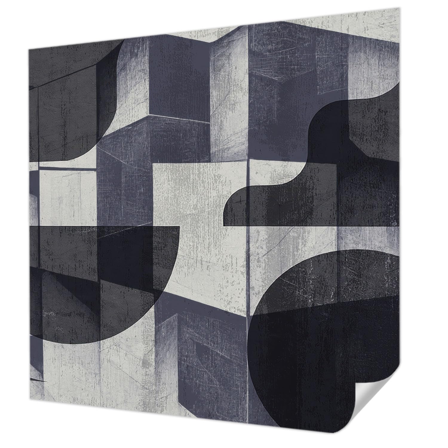 Papier Peint Autocollant 250x250 cm Motif Géométrique Tulup pour Salon