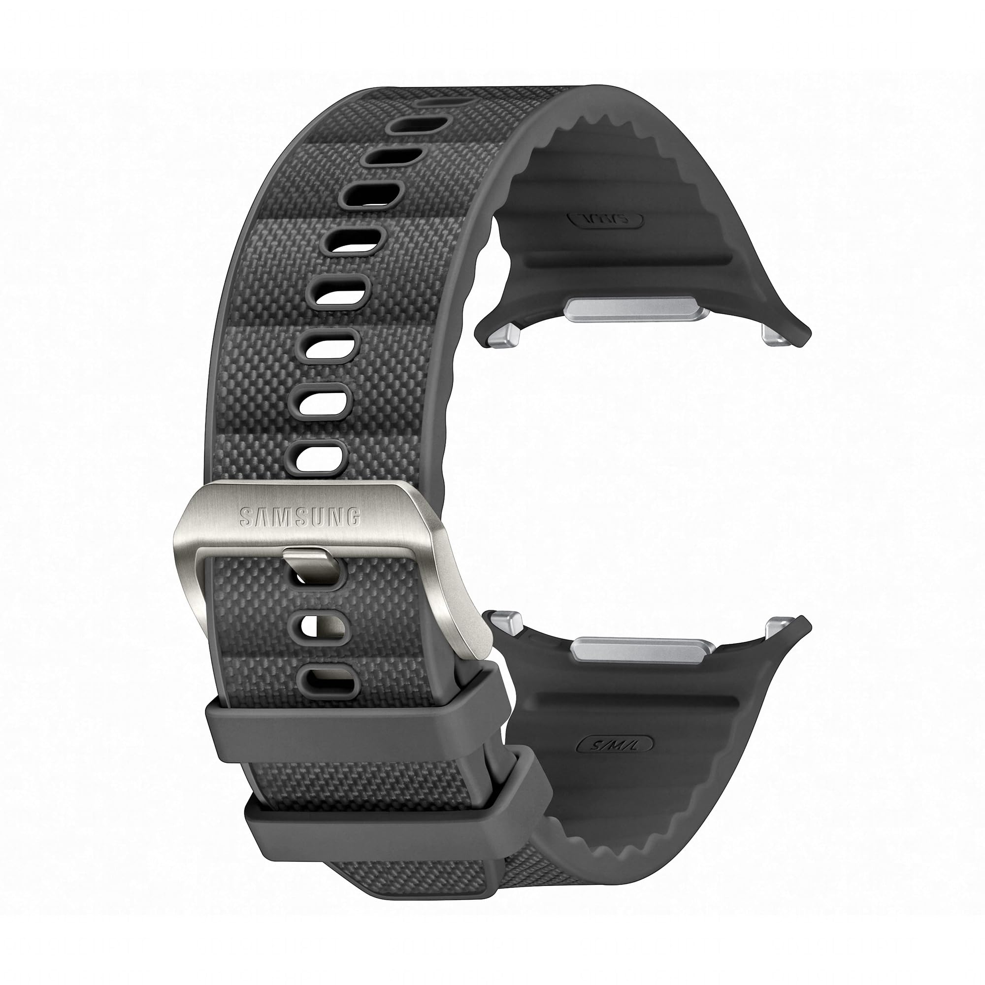 Samsung PeakForm Band Cinturino sportivo ed elegante per Galaxy Watch Ultra, Dark Gray