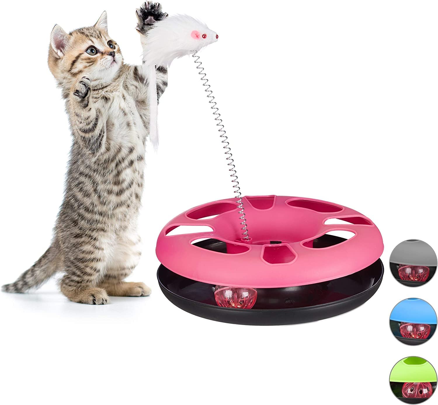 Smart Pups Company Catch The Mouse & Ball Cat Toy, Interactive, Training, Activity Toy for Cats & Kittens (B0BWYL8Q3B) Amazon Price History, Amazon Price Tracker