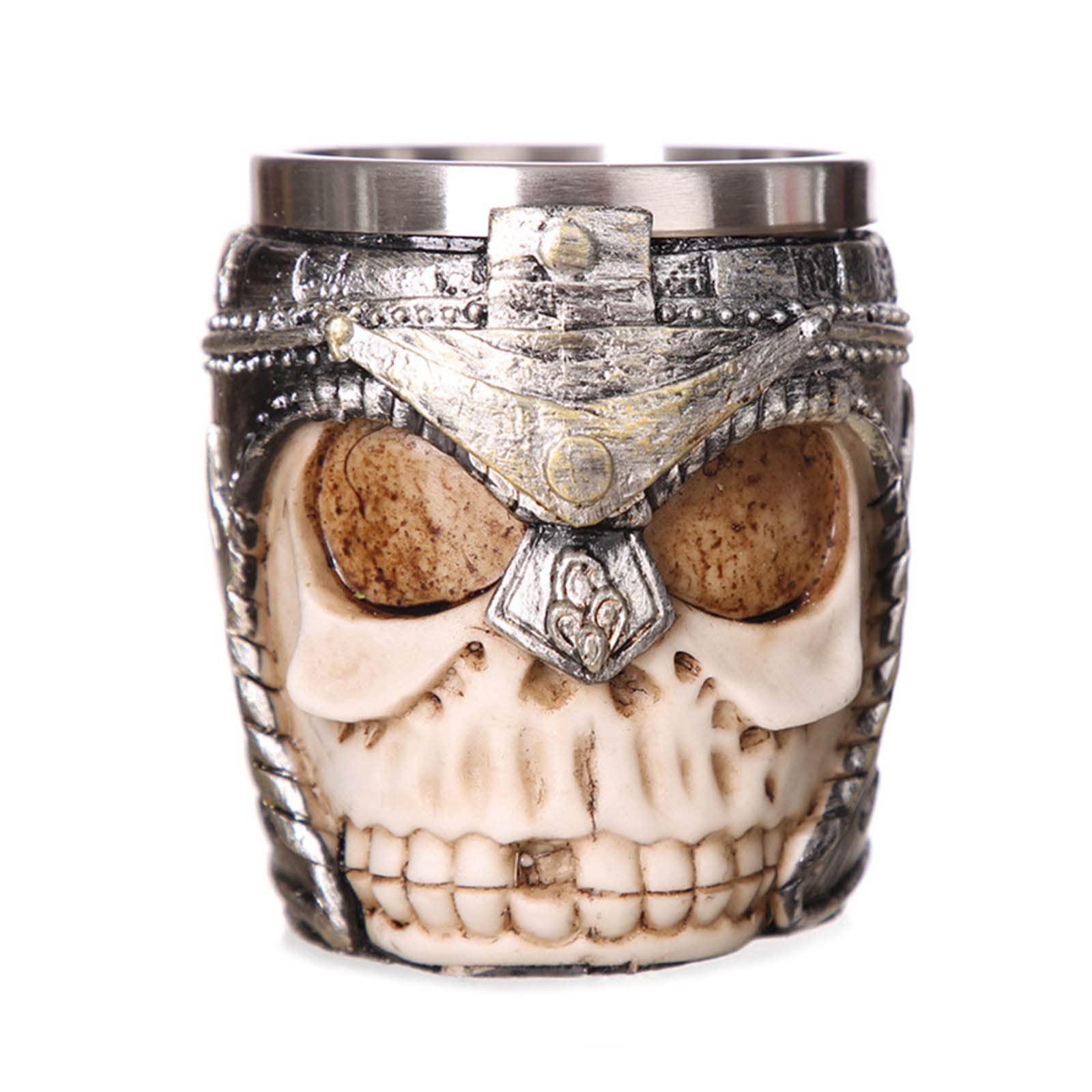 MALSSE 3D Three-dimensional Mug Resin Stainless Steel Coffee Mug Creative Resin for Personal Birthday Gift Coffee Cups