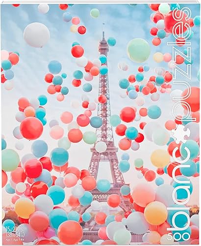 Miniatura 4 de Buffalo Games - blanc - Globos de la Torre Eiffel - Rompecabezas de 500 piezas, color blanco