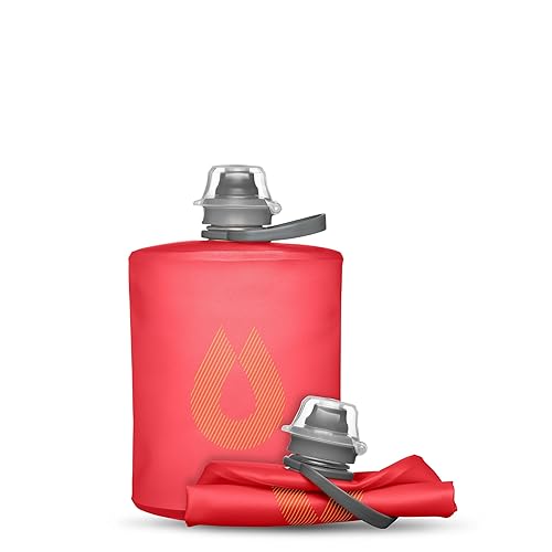 HydraPak Stow Collapsible Water Bottle – 350ml, 500ml, 1L – Ultralight, Leak-Proof, BPA-Free, Filter Compatible Travel & Hiking Flask