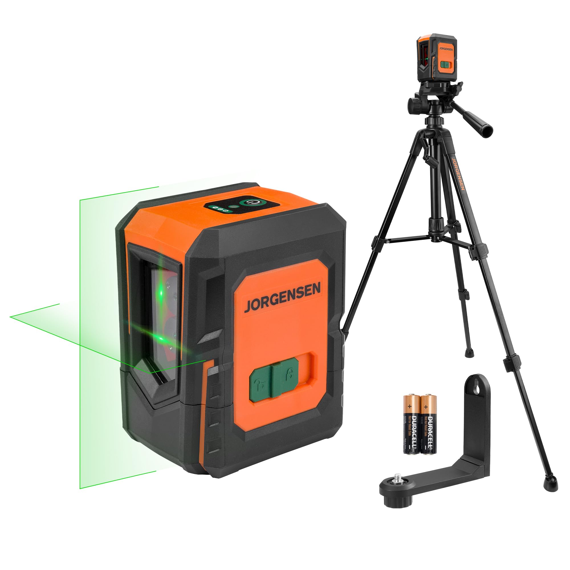 Jorgensen Laser Level - 100FT, Tripod Included -1 Jorgensen Laser Level - 100FT, Tripod Included -1