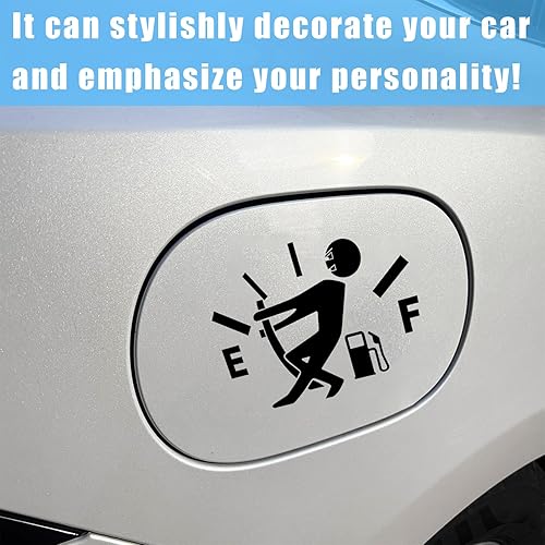 Miniatura 4 de Divertida calcomanía para tanque de combustible de automóvil, logotipo de EF, impermeable, de alto consumo de gas, calcomanías vacías universales