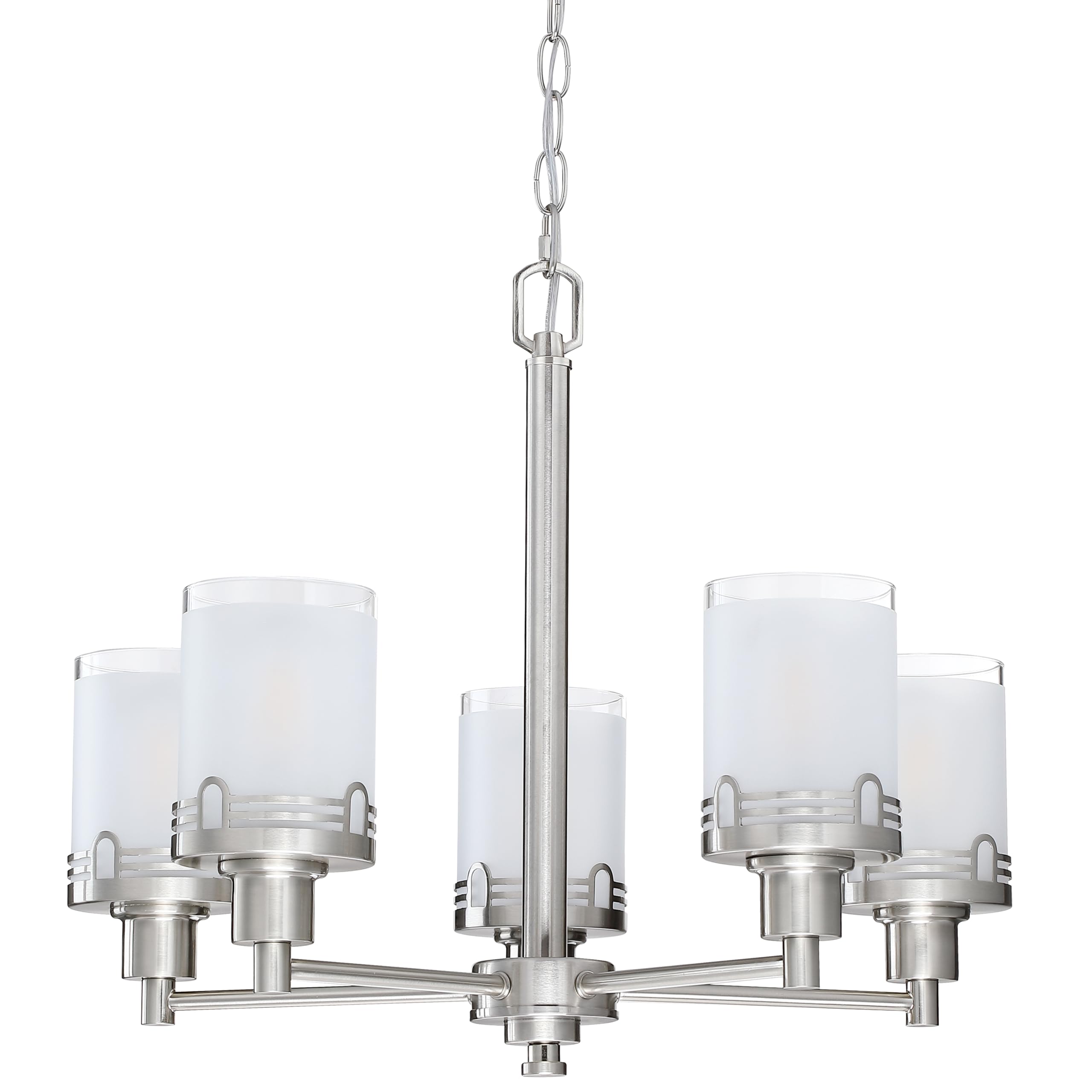 Kitchen Island Chandelier - 5 Light Brushed Nickel -18 Kitchen Island Chandelier - 5 Light Brushed Nickel -18