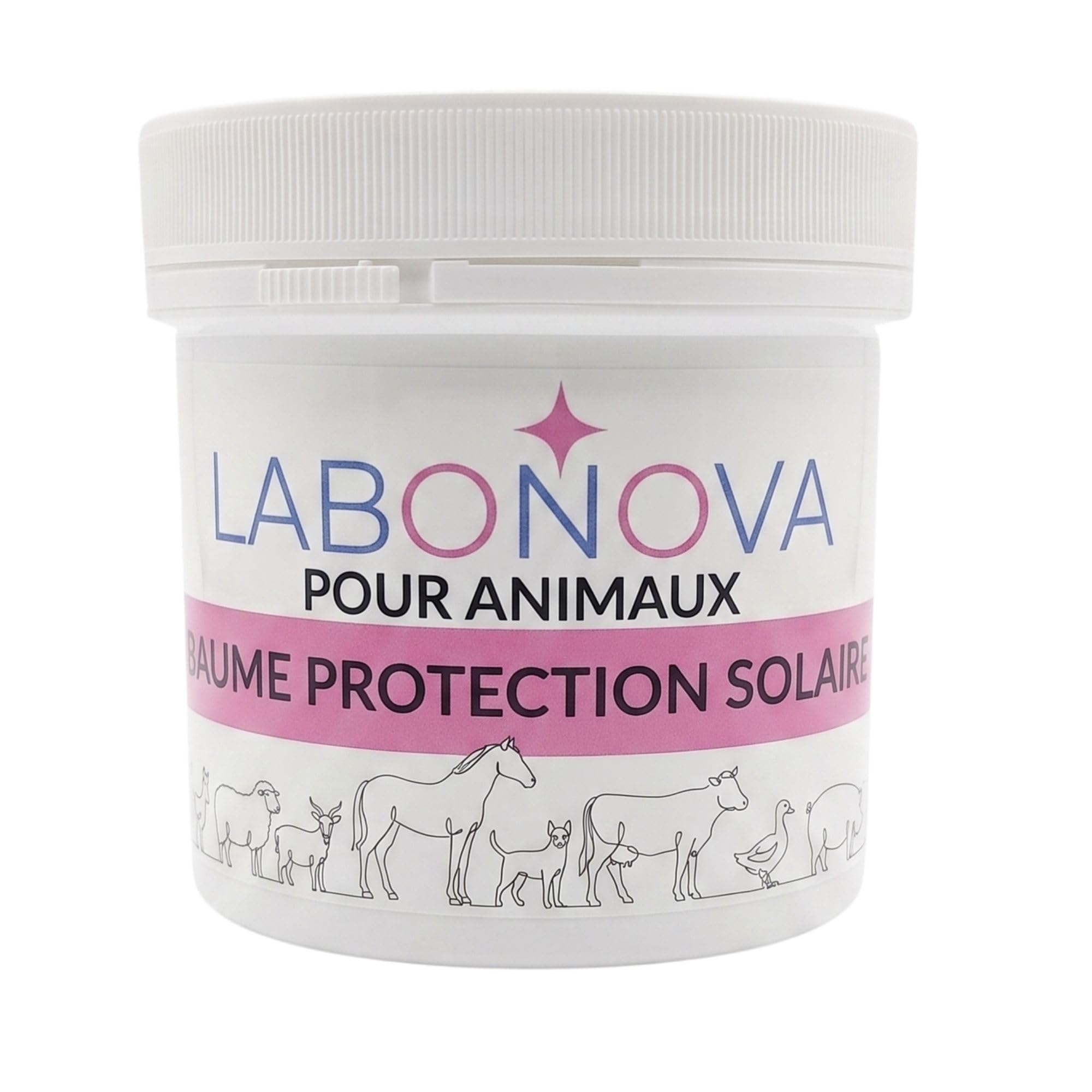 Crème Solaire minéral pour Animaux – Protection UV résistante à l’Eau – Chiens, Chats, Chevaux, Lapins et Autres Animaux