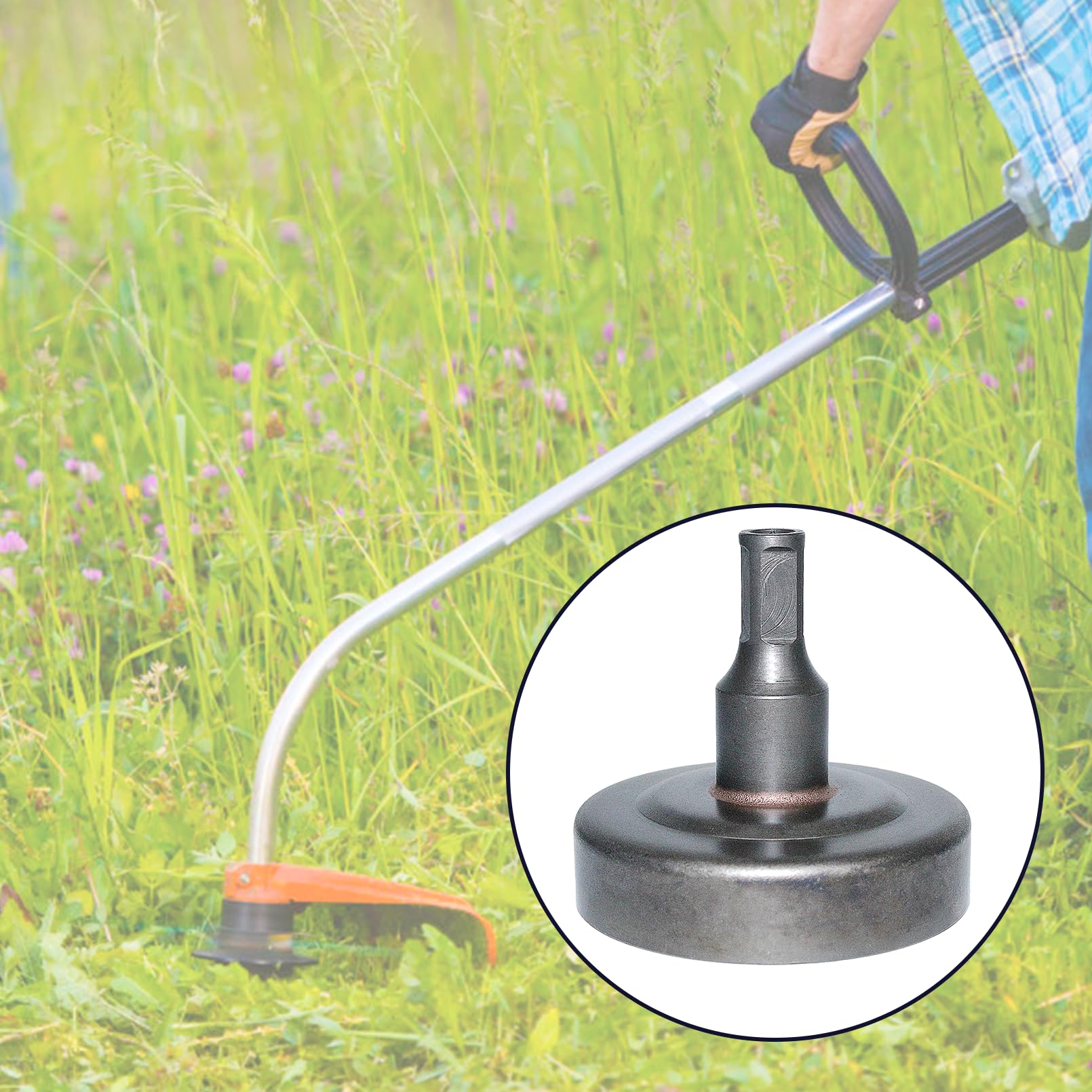Kit Tamburo Frizione, per Stihl FS45 FS46 FS50C FS55 FS56 FS70 HL45 KM55, include Gruppo Frizione, Ricambi per Tosaerba, Ricambio 41401602000 41401602909