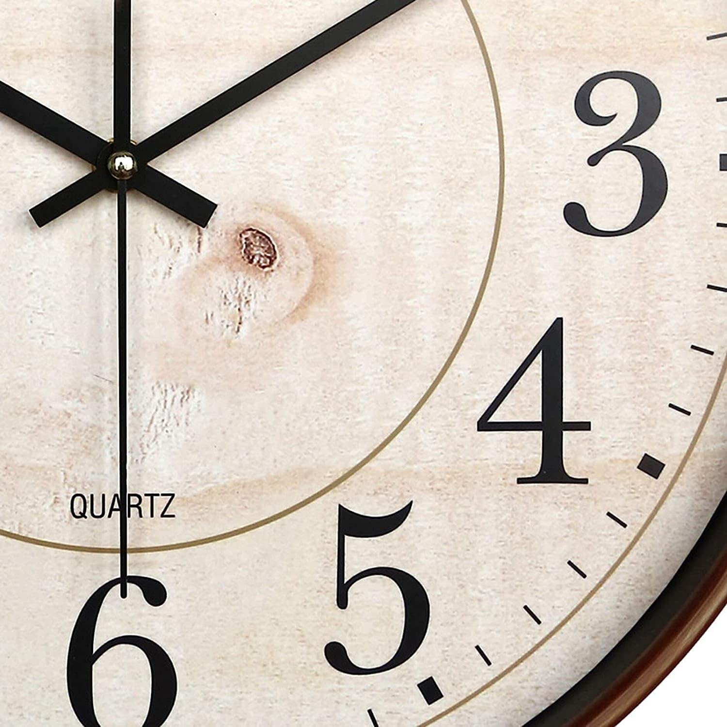 XJBTBA Horloge Murale intérieure extérieure, 12 Pouces, étanche à la poussière, sans tic-tac, Horloge à Quartz à Piles pour Cuisine/Salle de Bain/Douche/Piscine/terrasse/extérieur
