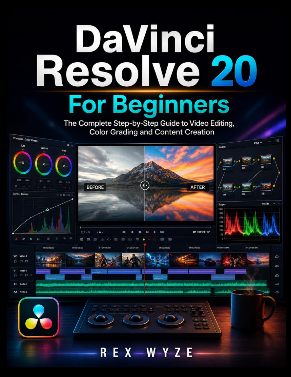 DaVinci Resolve 20 For Beginners: The Complete Step-by-Step Guide to Video Editing, Color Grading, and Content Creation