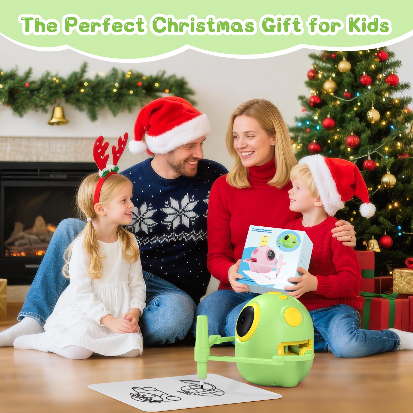MeWaii Robot de dessin pour enfants avec 150 cartes, robot de MeWaii Robot de dessin pour enfants avec 150 cartes, robot de