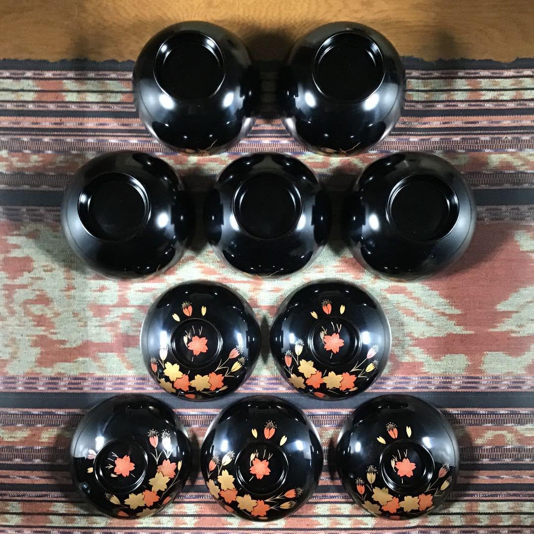 特選 『御吸物椀』 蓋付 お椀 5杯 ※海外発送の場合、木箱