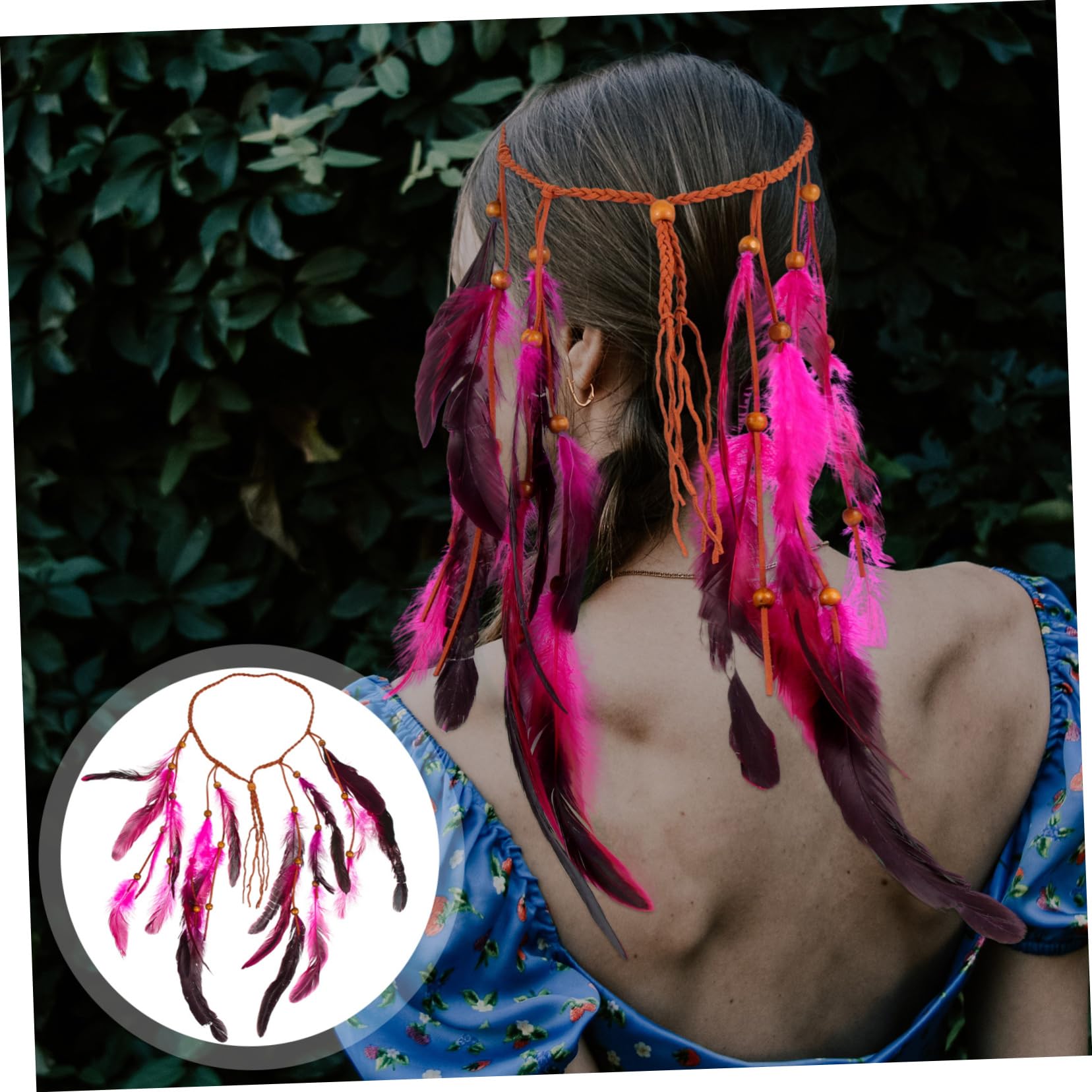 Beaupretty Lot De 5 Bandeaux À Pompons En Exquises Pour Femmes -tête À La Mode Pour Femmes