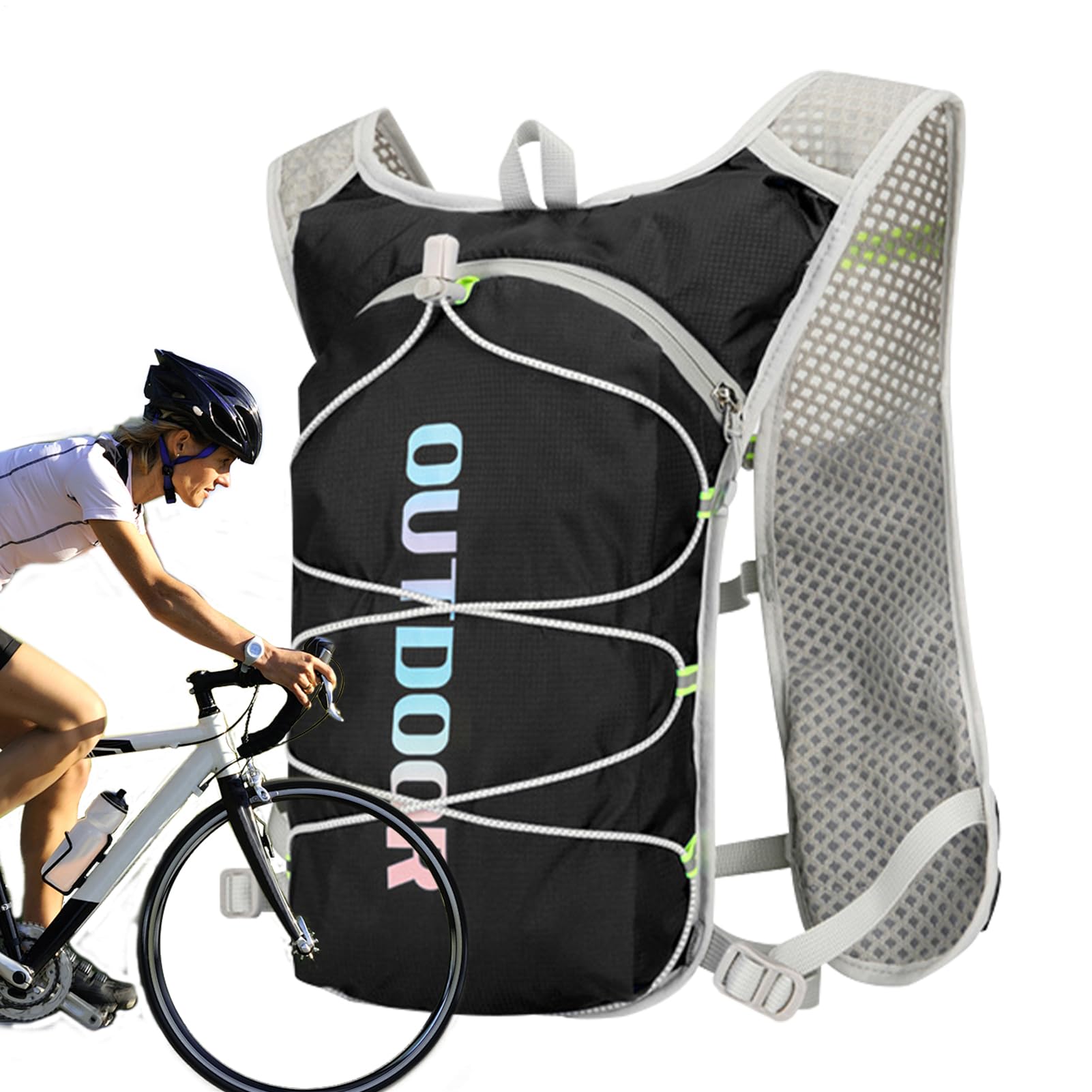 Vest Backpack – Hydration Pack for Outdoor Adventures | Lightweight Mesh Bag for Long Hikes | Breathable Water Vest for Camping and Hunting, Running Backpack for Trail Use