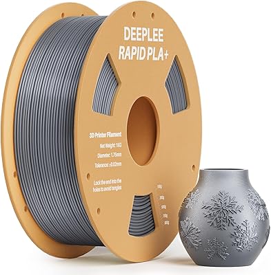 16 – DEEPLEE Rapid PLA Plus Filament 1.75mm, High Speed 3D Printer Filament Up to 600mm/s, PLA+ Filament Dimensional Accuracy +/- 0.02 mm Fits Mo…