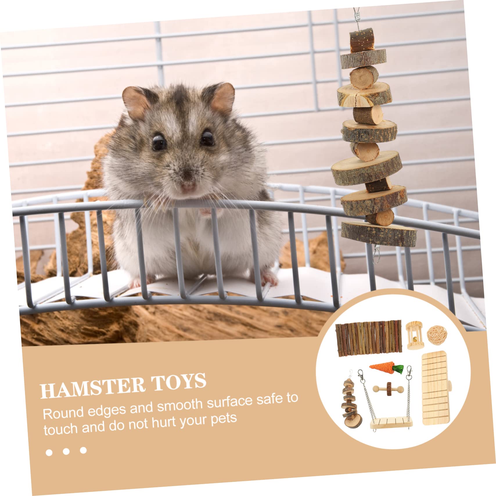 Kratzbrett für Kaninchen Kauspielzeug für Hamster und Kleine Haustiere Beißspielzeug aus Holz für Zahnpflege und Beschäftigung
