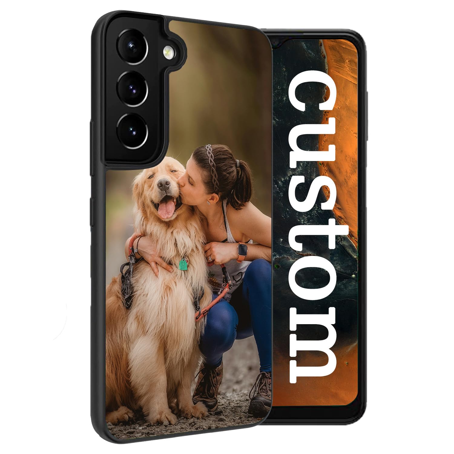 Custom Phone Case for iphone 16,Customizable Phone Case with Photo, Personalized Cell Phone Case for Samsung Galaxy S23 S21 FE S22 Plus S21 Ultra Plus