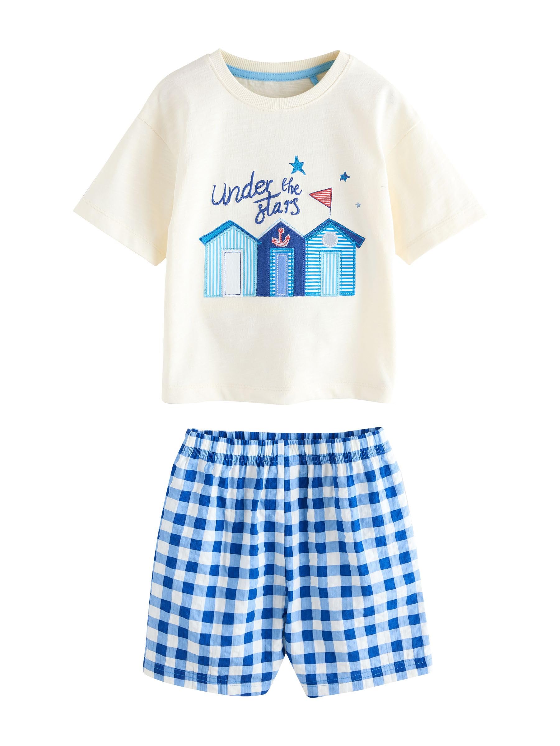 NEXT Jungen Kurze Schlafanzüge aus Webmaterial, 3er-Pack