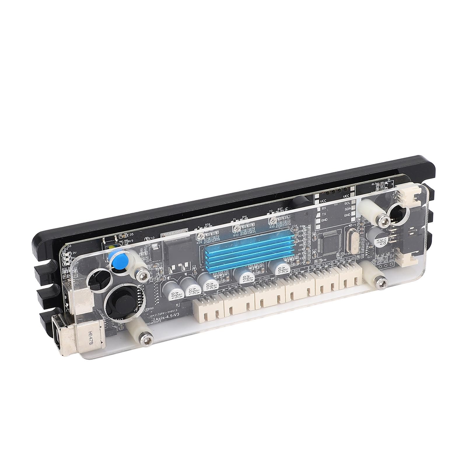 Tablero de control de máquina de grabado con MCU de 32 bits - Controlador fuera de línea GRBL de 2 ejes para grabadores CNC - Soporte de alta velocidad de 40.000 mm por min -