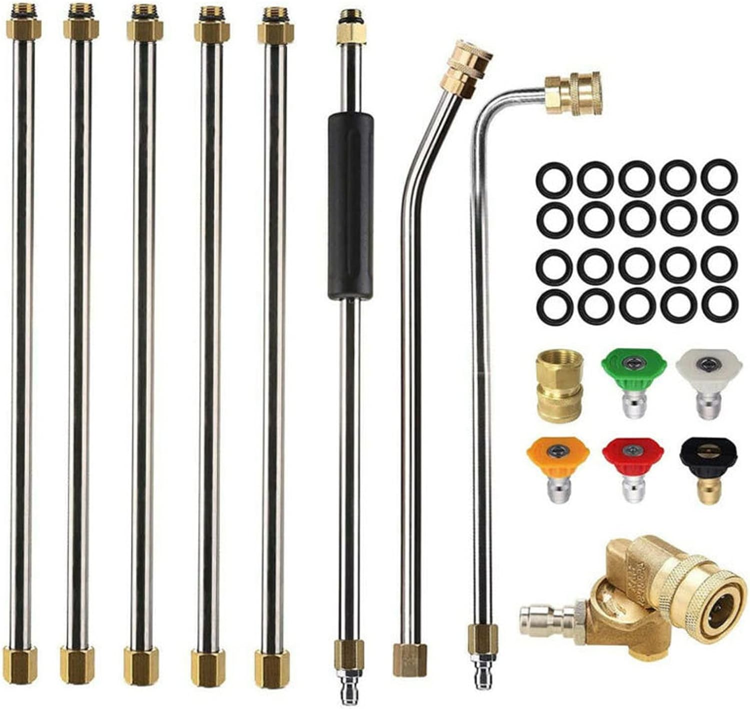 Pressure Washer Extension Wands, Power Washer Gutter Cleaning Tools, Telescoping