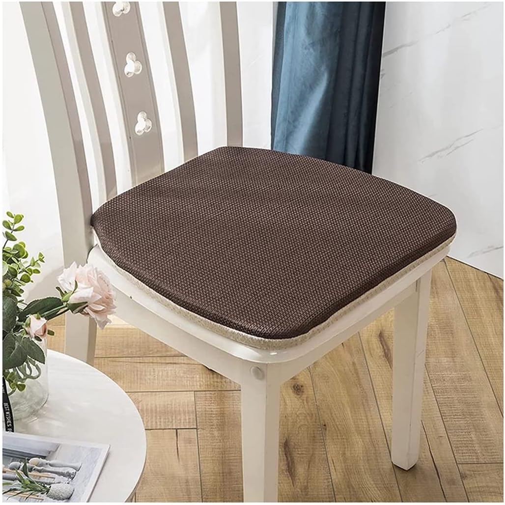 YYDds Set of 2/4 UShaped Chair Pads Dining Room Seat Cushions 16"x18" with Ties