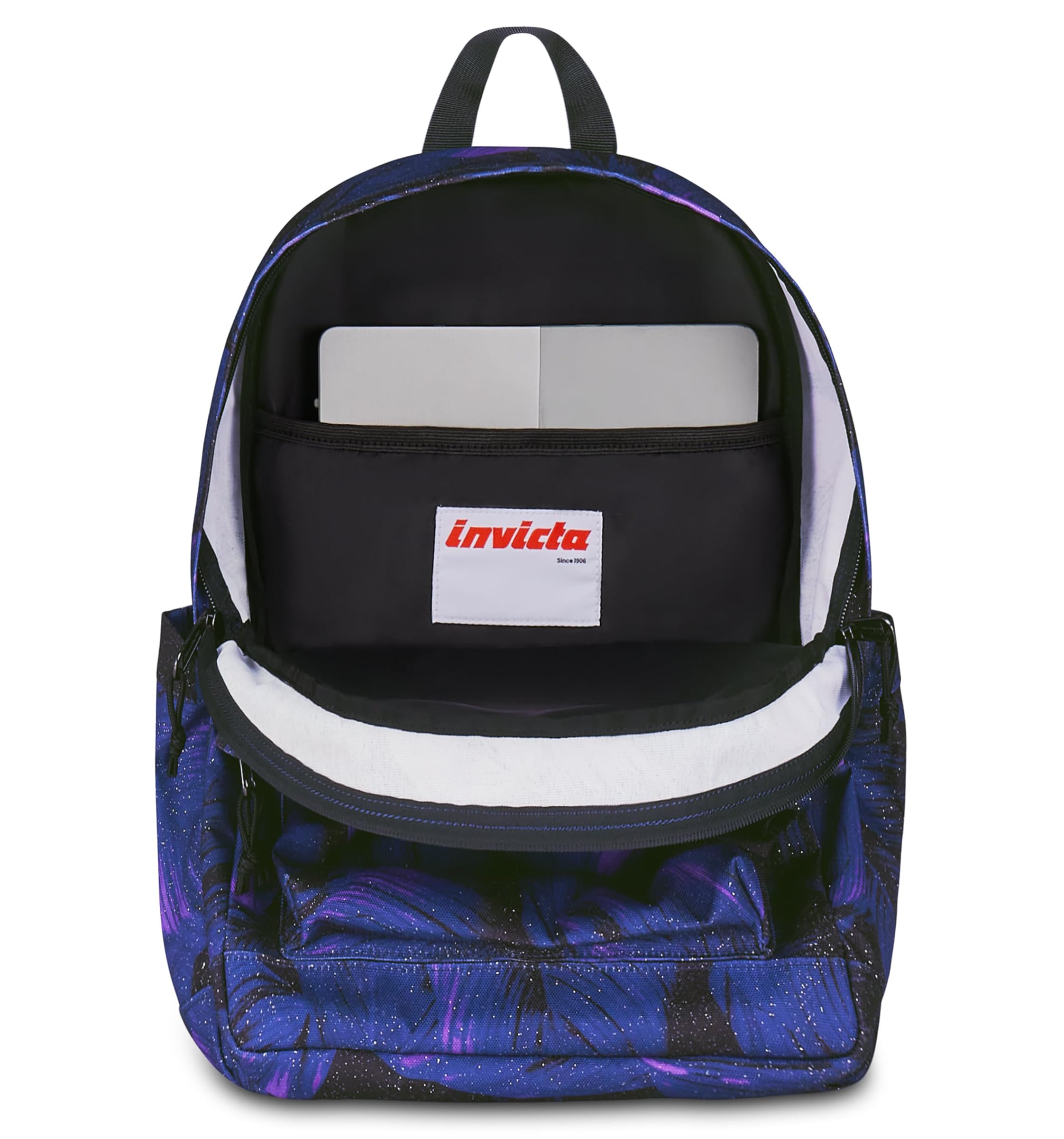 Invicta Zaino Scuola Lab Fantasy Shine, Viola, Doppio Scomparto Con Tasca per PC e Tasca per Borraccia, 27 lt, Scuola Media e Superiore, Zaino Ragazza