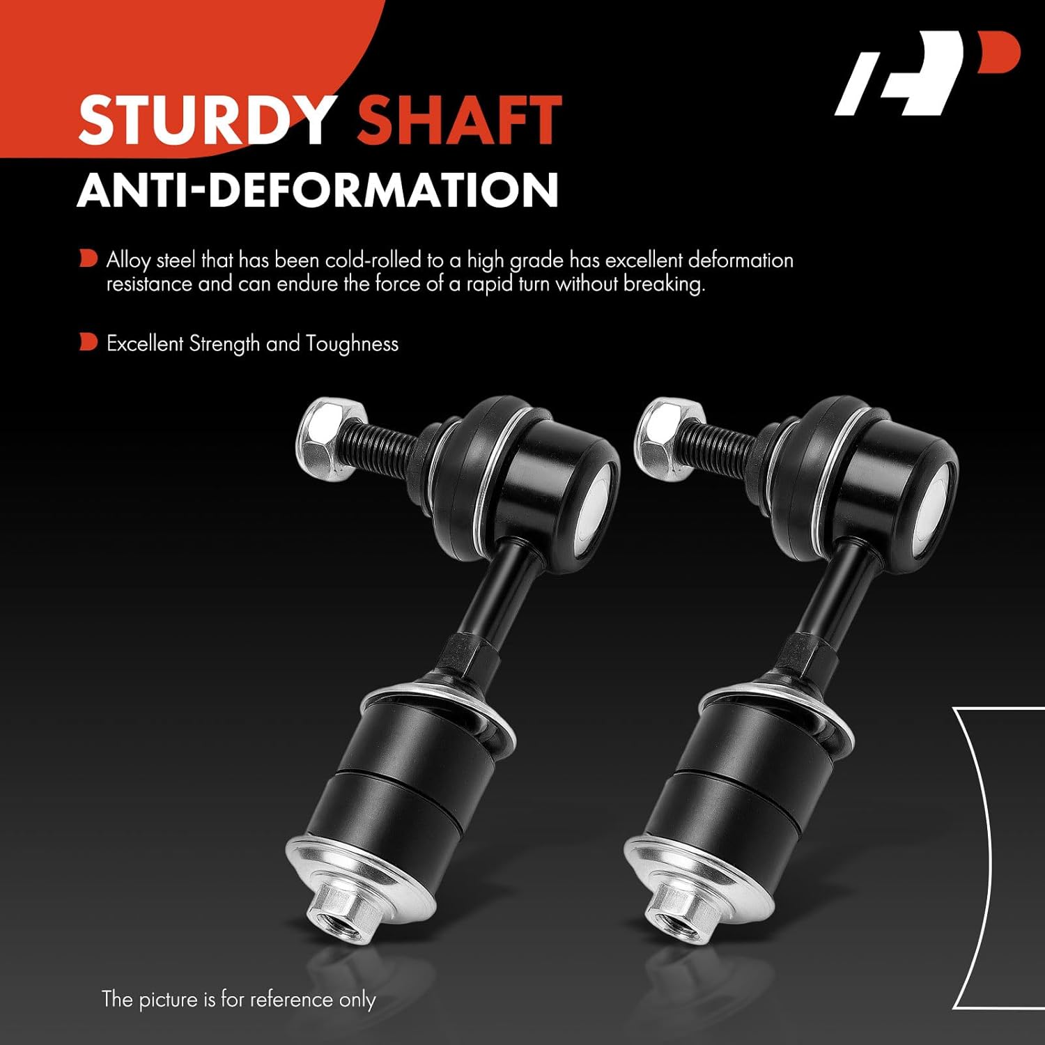 A-Premium 2 x Front Sway Bar Links Stabilizer Bar Links, Compatible with Hyundai Sonata 1999-2005, XG300 2001, XG350 2002-2005 & Kia Optima/Magentis 2001-2006, Amanti 2004-2006