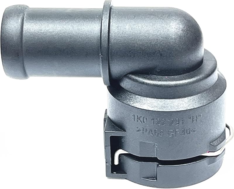 Conector de mangueira do líquido de arrefecimento FEEDUN NW16 90° para Volkswagen e Audi – 1 unidade