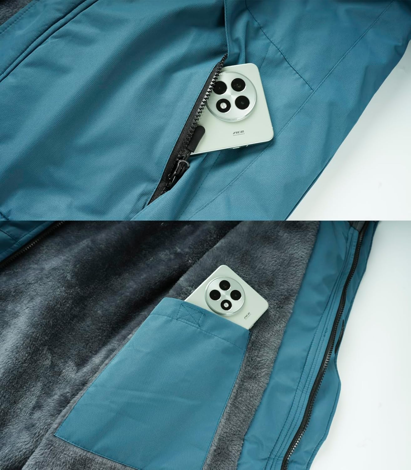 INVACHI Men’s Ski Jacket Waterproof Insulated Winter Snowboard Coat Hooded Cold Weather Outdoor Sports Snow Coat - Image 6