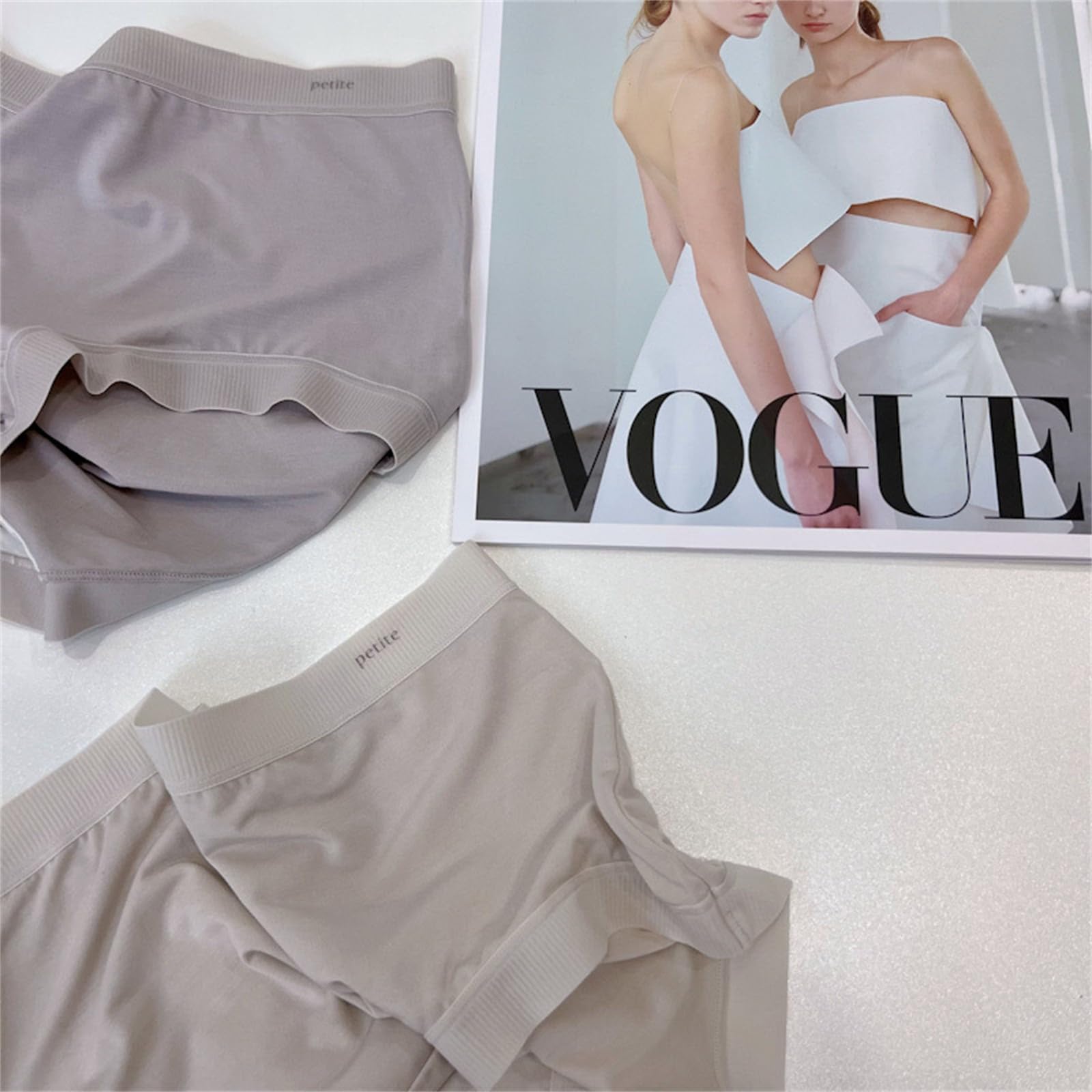 Mutande Donna Modale Semplice, Leggero, Morbido, Adatto alla Pelle, Elastico Alto, Vita Media, Slip di Fascia Alta