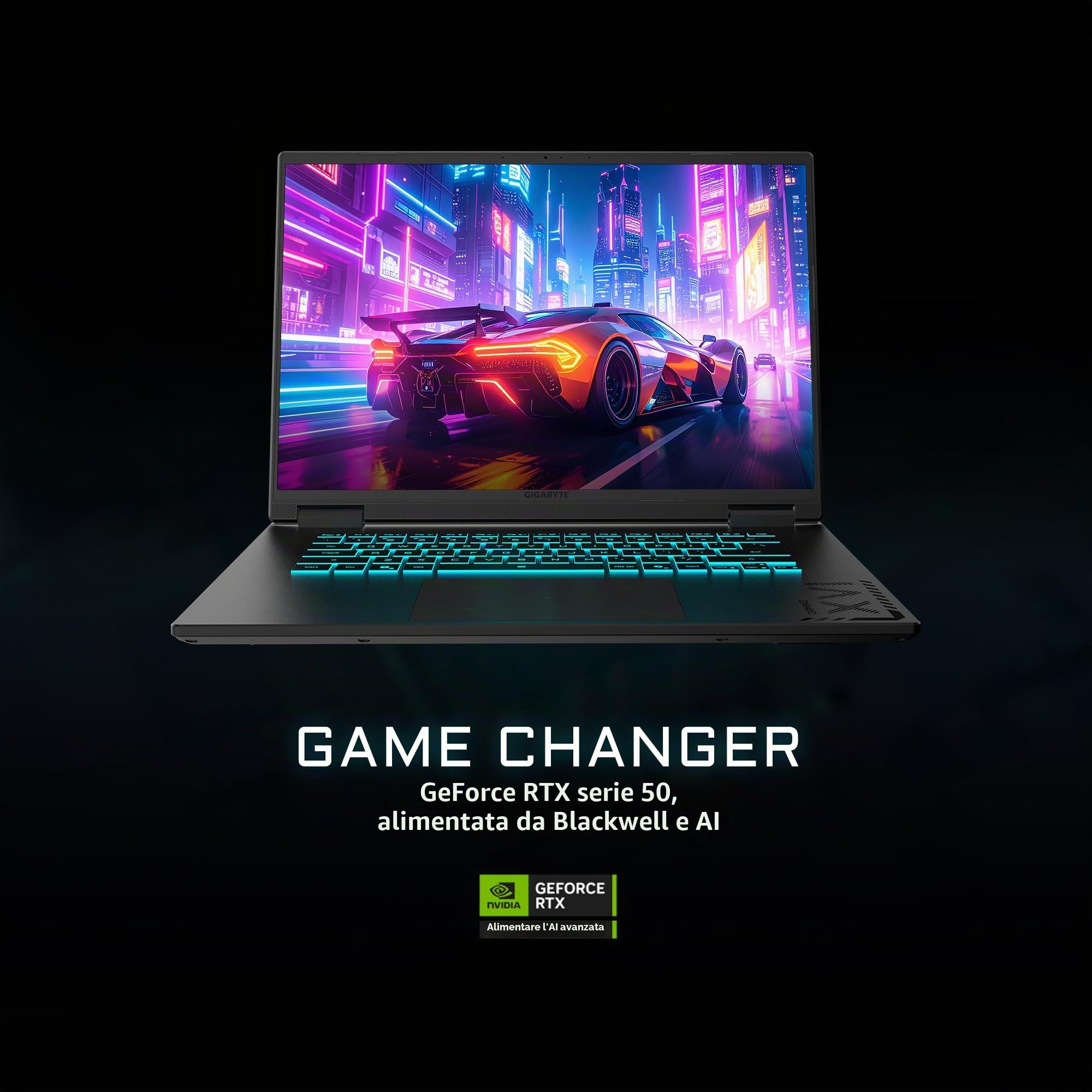 GIGABYTE - Gaming A16 Gaming Laptop - 165Hz 1920x1200 WUXGA - NVIDIA GeForce RTX 5060 - AMD Ryzen 7 260-1TB SSD con 16GB DDR5 RAM - Windows 11 Home AD Gaming A16 3VHK3US894SH
