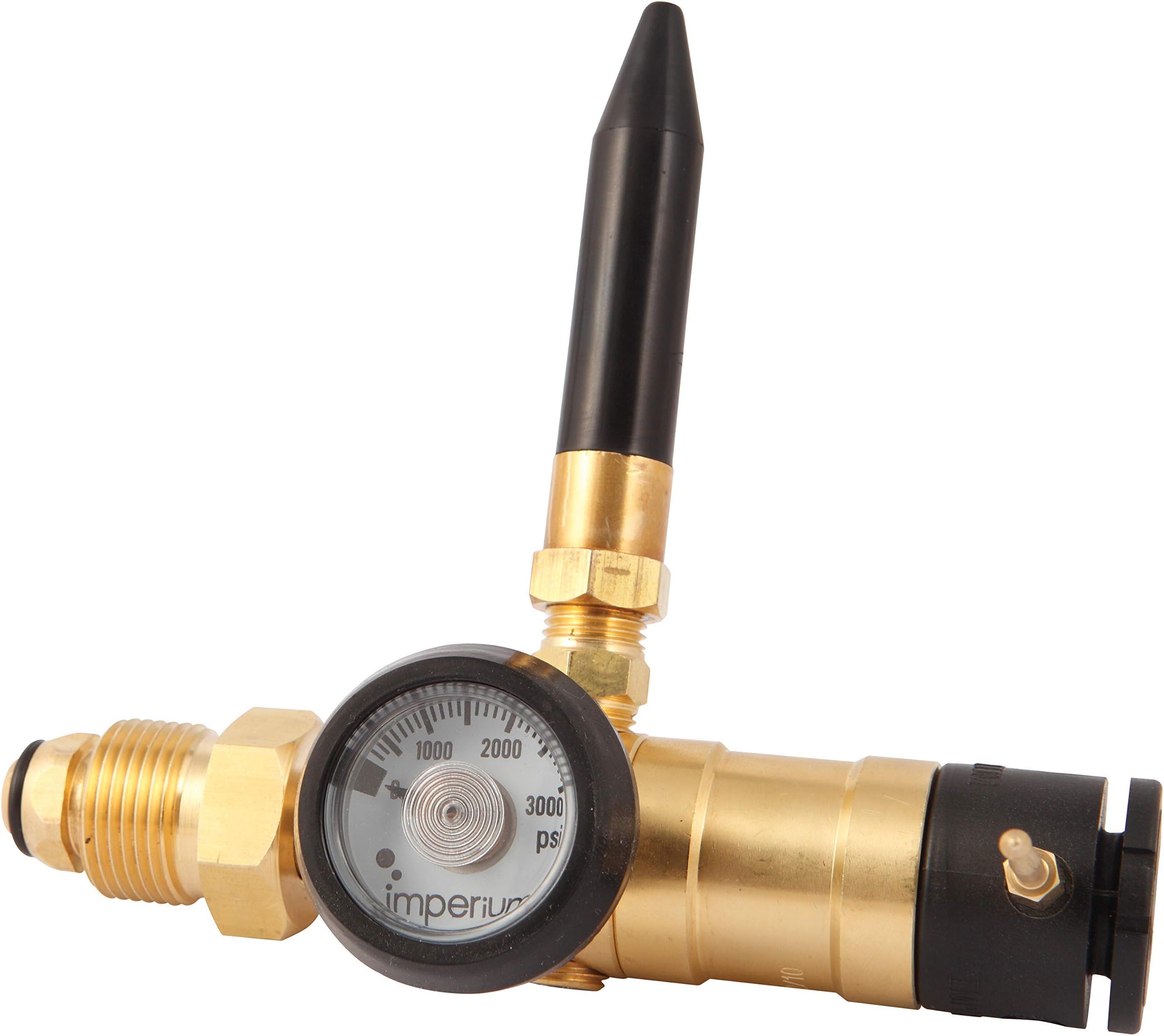 Helium Tank Latex Balloon Filler Valve with Gauge, String Cutter and Tying Disc Post