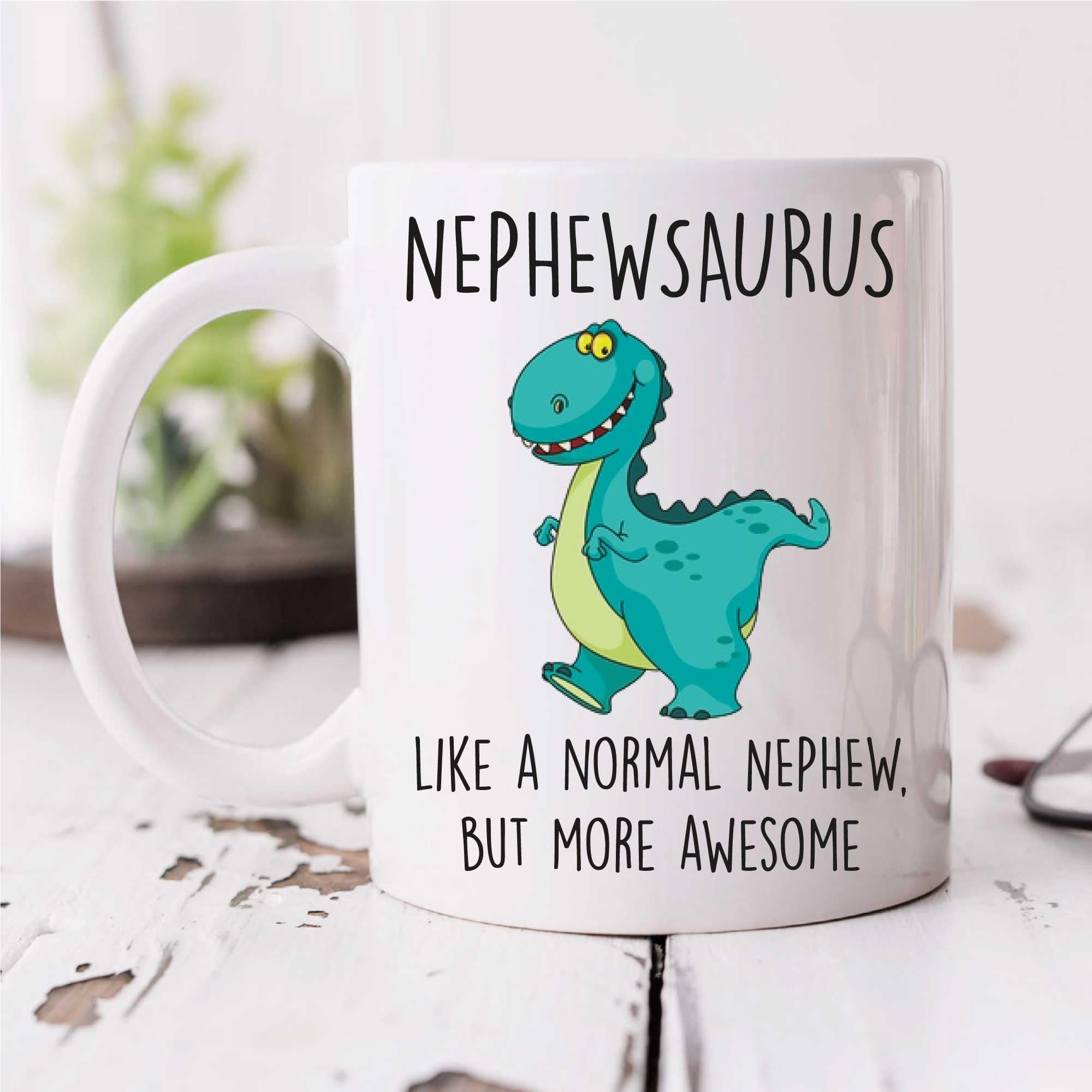 60 Second Makeover Limited Nephewasaurus Mug Nephew Dinosaur Fathers Day Funny Mug Present Birthday Christmas