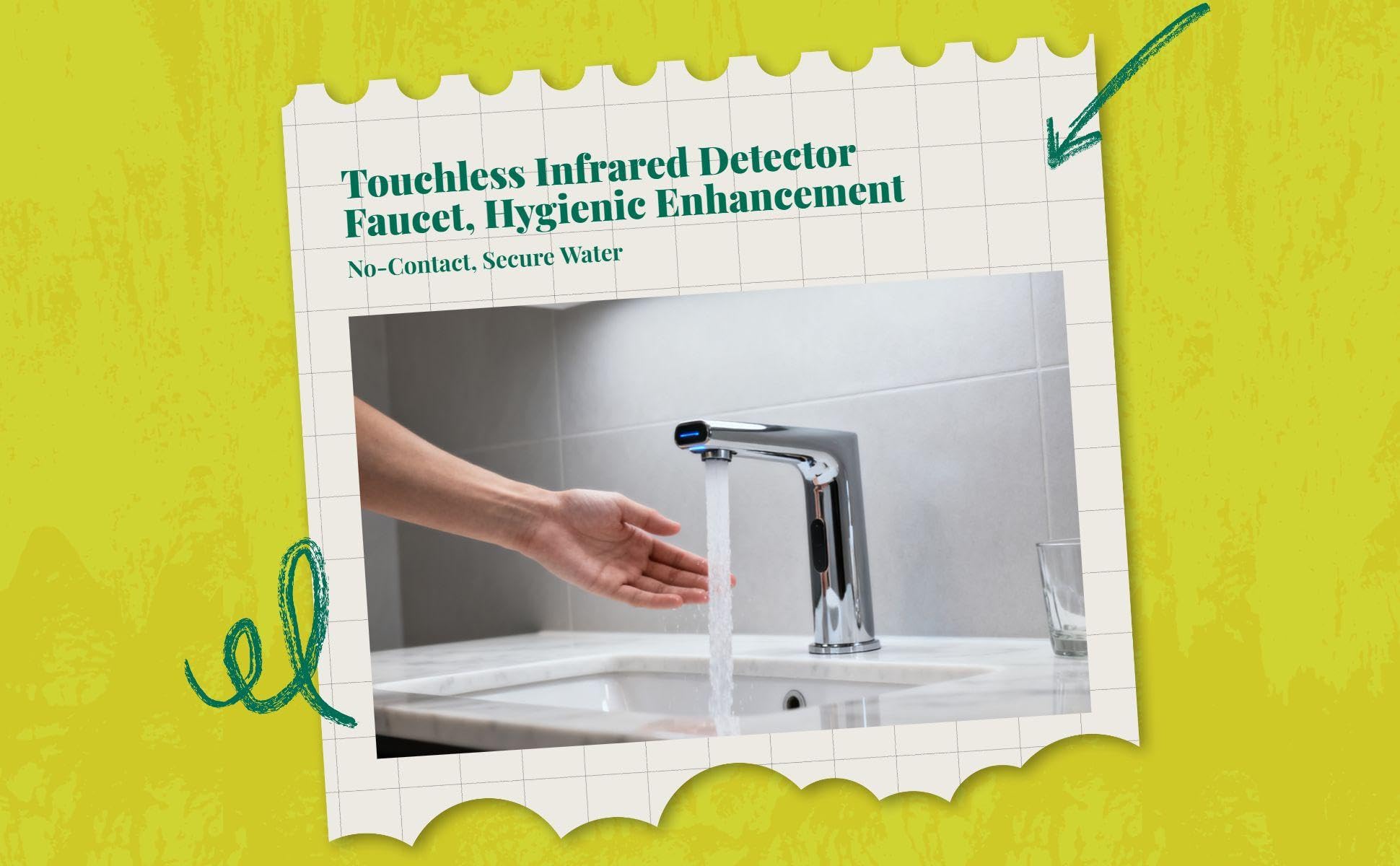 Automatic Detector Faucet Control Box, Infrared Touchless, doublemode Powered, Bathroom AC/DC Control Box Aviation Plug-image-18