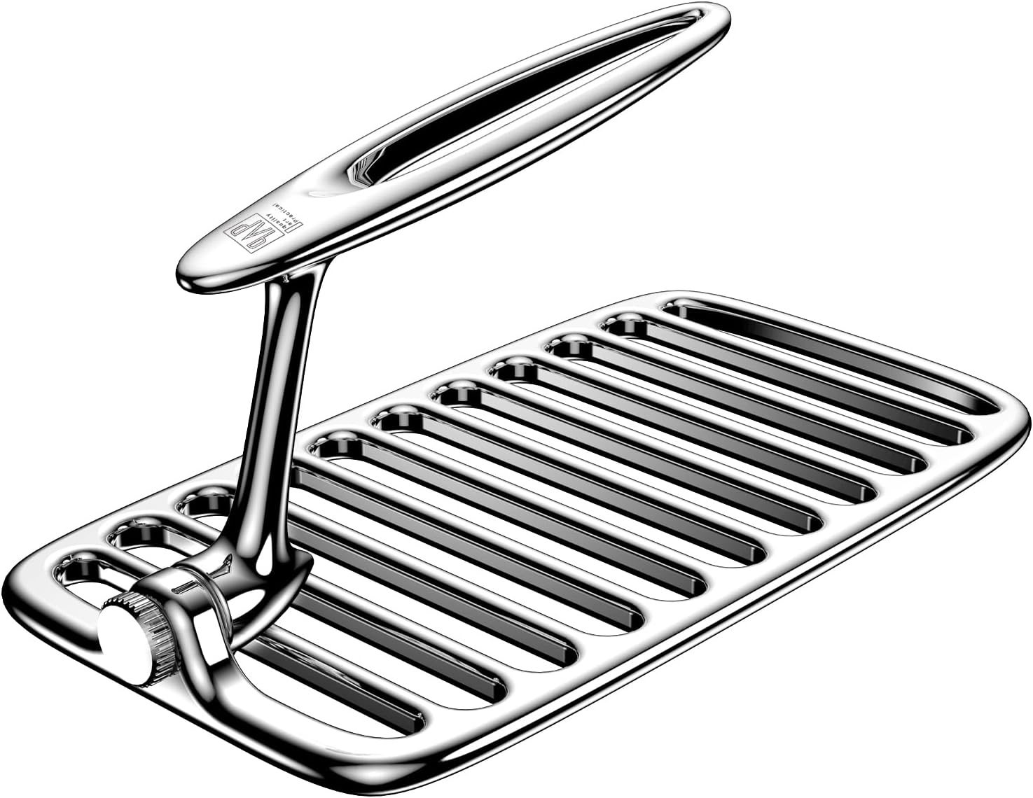 qAp quality art Practical Heavy Duty Bacon Press, Stainless Steel Grill Press, Griddle BBQ Accessories for Hamburger Steak Weight Meat