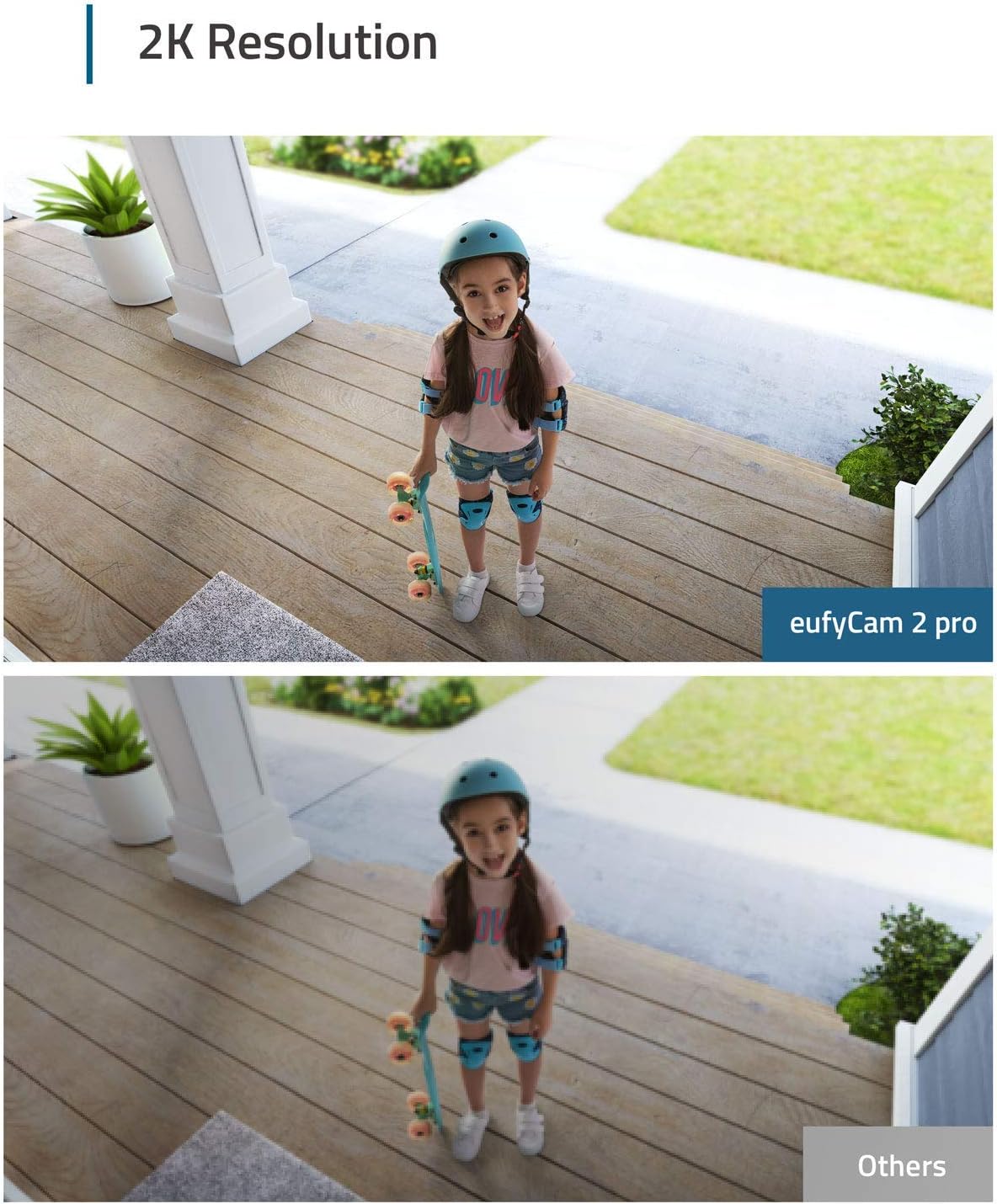 eufy Security, eufyCam 2 Pro Wireless Home Security Add-on Camera, 2K Resolution, Requires HomeBase 2, 365-Day Battery Life, IP67 Weatherproof, Night Vision, No Monthly Fee (Renewed)