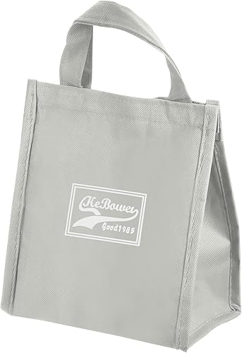 PATIKIL Lonchera para mujereshombres, bolsa térmica térmica reutilizable de 9.1 x 4.7 x 7.9 pulgadas para el trabajo, picnic al aire libre, color