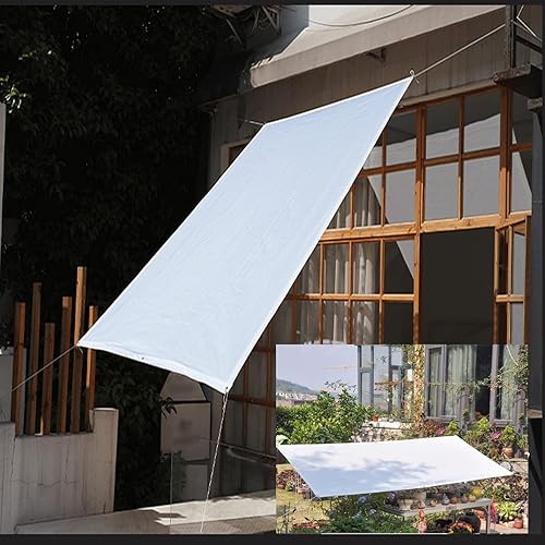 Miniatura 5 de KDDEON Tela rectangular de protección solar, resistente a los rayos UV, red de sombra transpirable, red de sombra de borde sellado, tela de