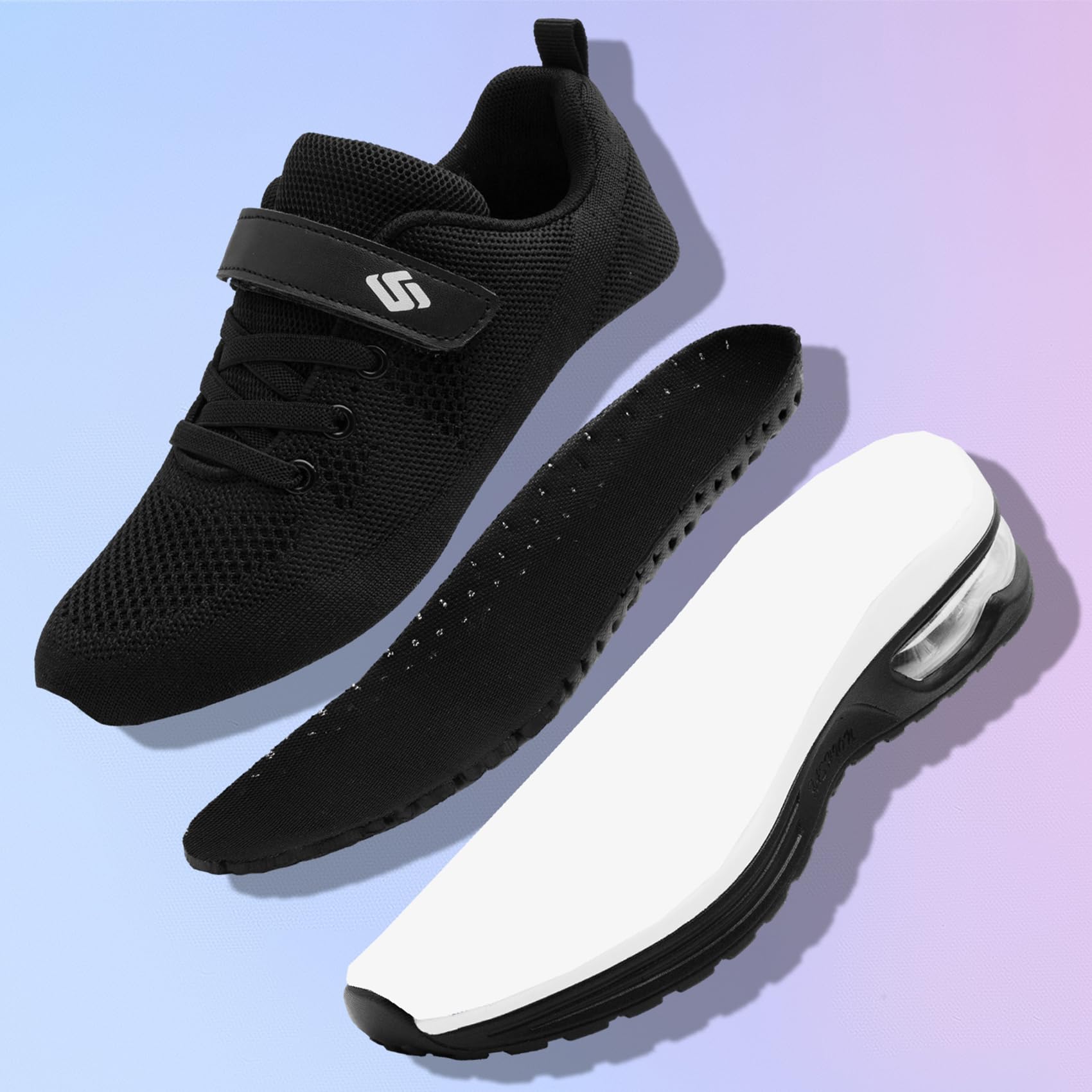 Unitysow Sneaker Casual da Bambini Ragazzi Scarpe da Corsa Scarpe da Ginnastica Unisex-Bambino Outdoor Camminata Tennis Scarpe Sportive Traspirabile Leggere