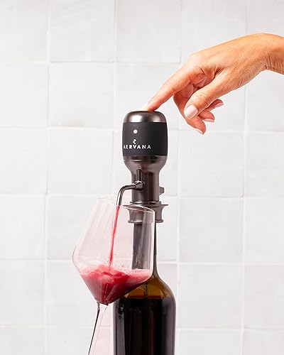 Miniatura 2 de Aervana Seleccione: Aireador y dispensador de vino eléctrico variable - Decantador de aire - Grifo de vino personal para vino tinto y blanco 25.4 fl
