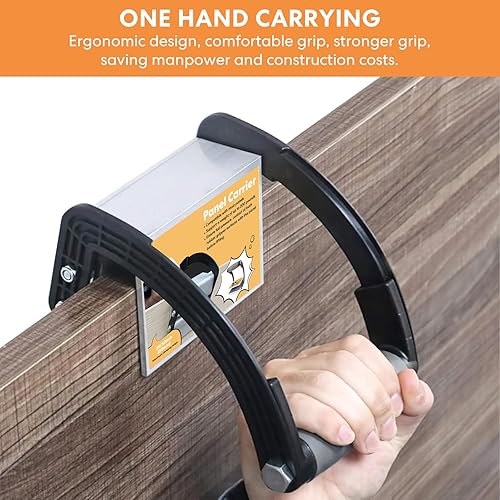 Miniatura 8 de Portapaneles, herramienta de elevación de madera contrachapada, herramienta de transporte de paneles de yeso, ahorra esfuerzo, resistente al