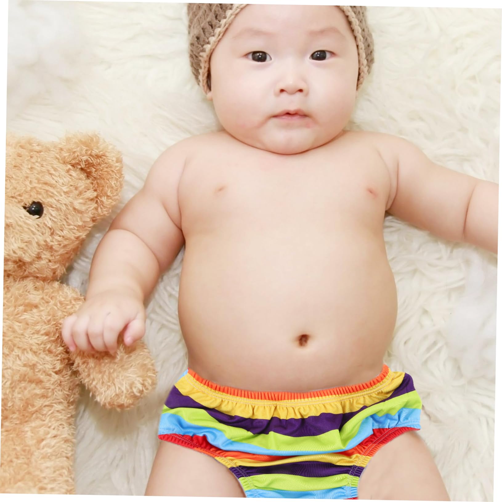 Wakauto Swim Diaper Reusable for Boys Girls Infant Diaper Water-Proof for Swimming