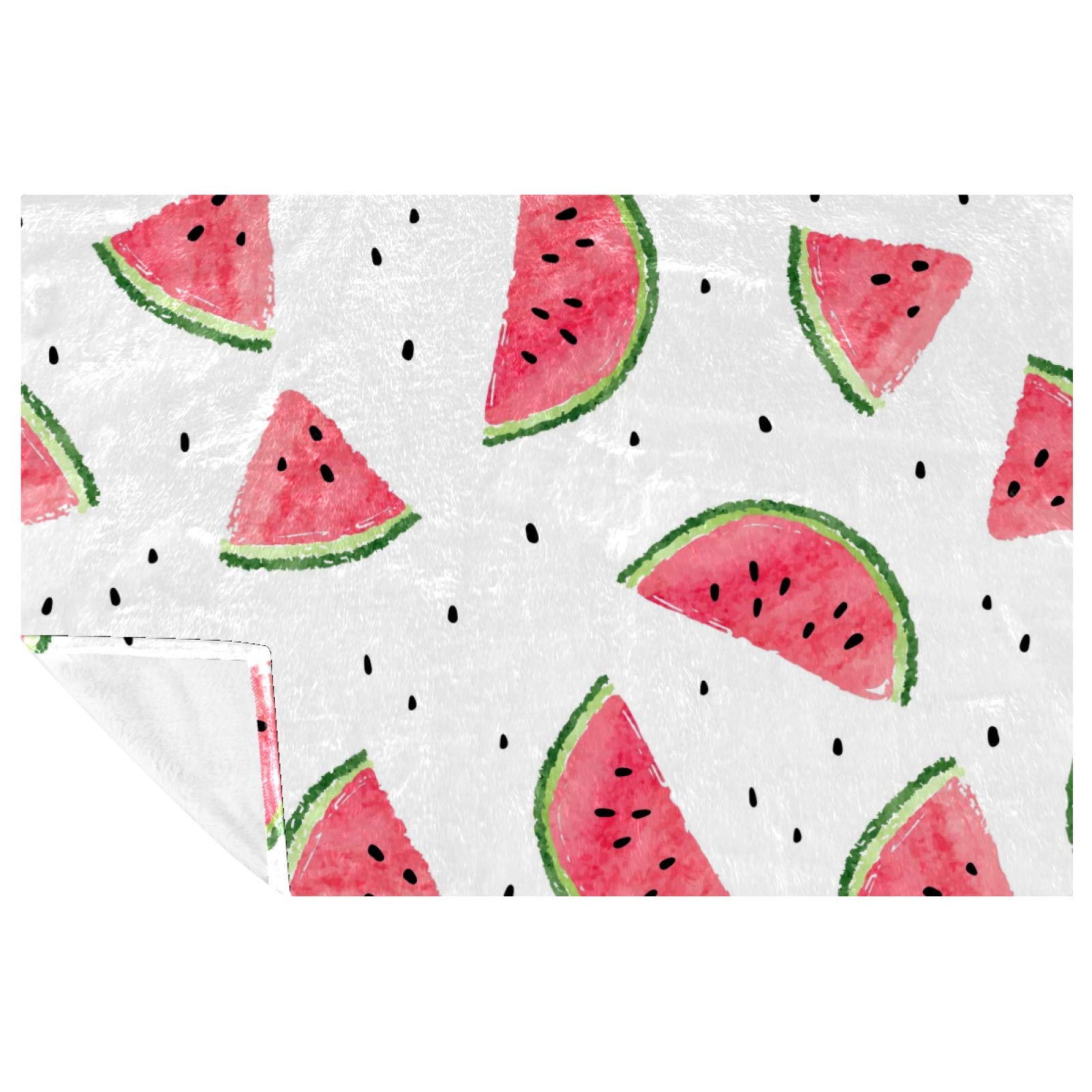 Couverture d'été Watermelon plaid chaud lit canapé camping plage 150x100cm