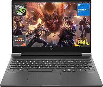 Amazon.com: HP Victus 16.1 Ryzen 7 RTX 4070 Premium Gaming Laptop